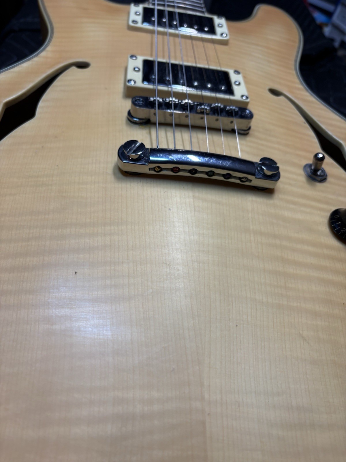 Handbuilt String Wise SW003 ES-335 Semi-Hollow Electric Guitar w/ Case, PAFs