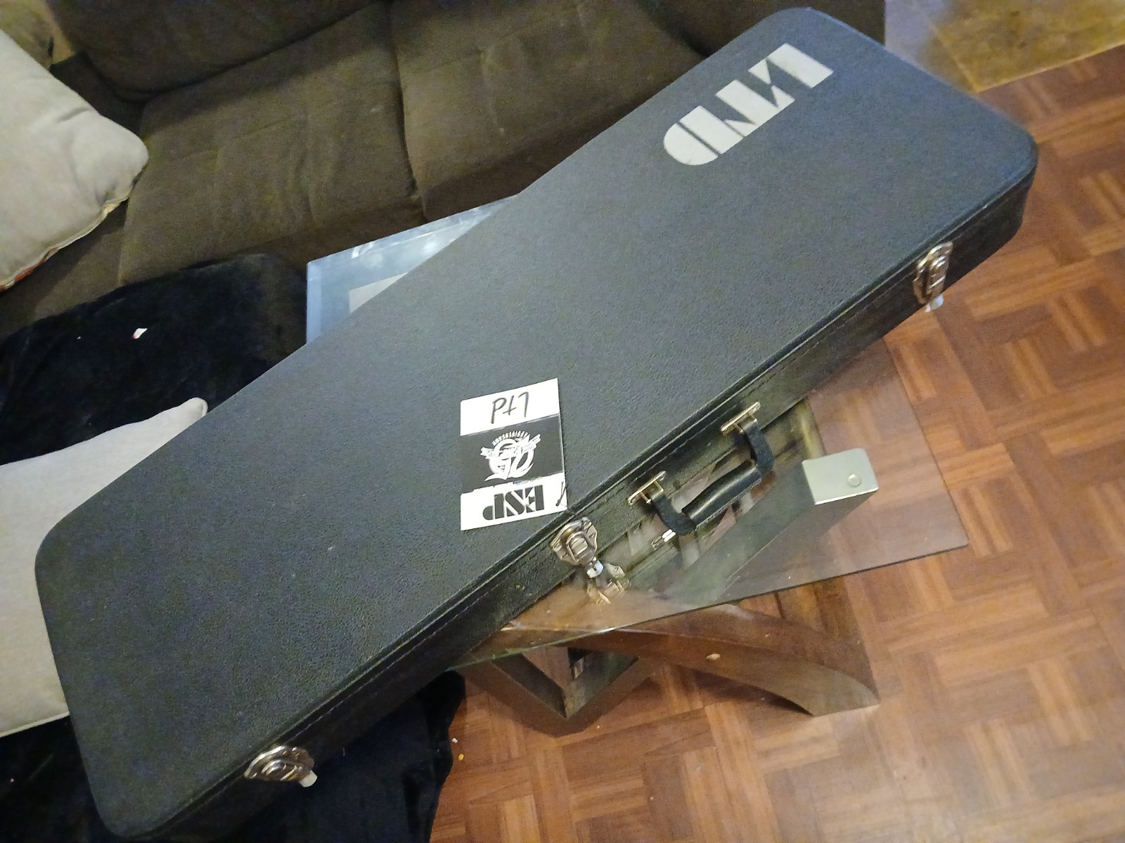 ESP LTD TKL Premium Electric Guitar Hard Case Black Carrying Case Travel