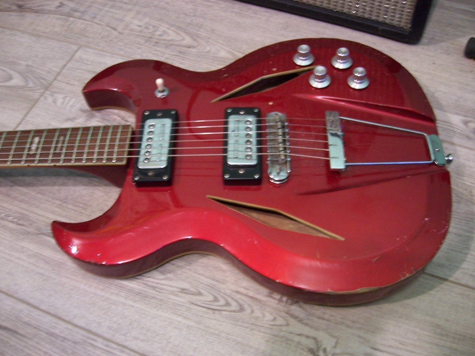 Vintage 1960s Greco SHRIKE /Firstman Baron Guitar Made in Japan