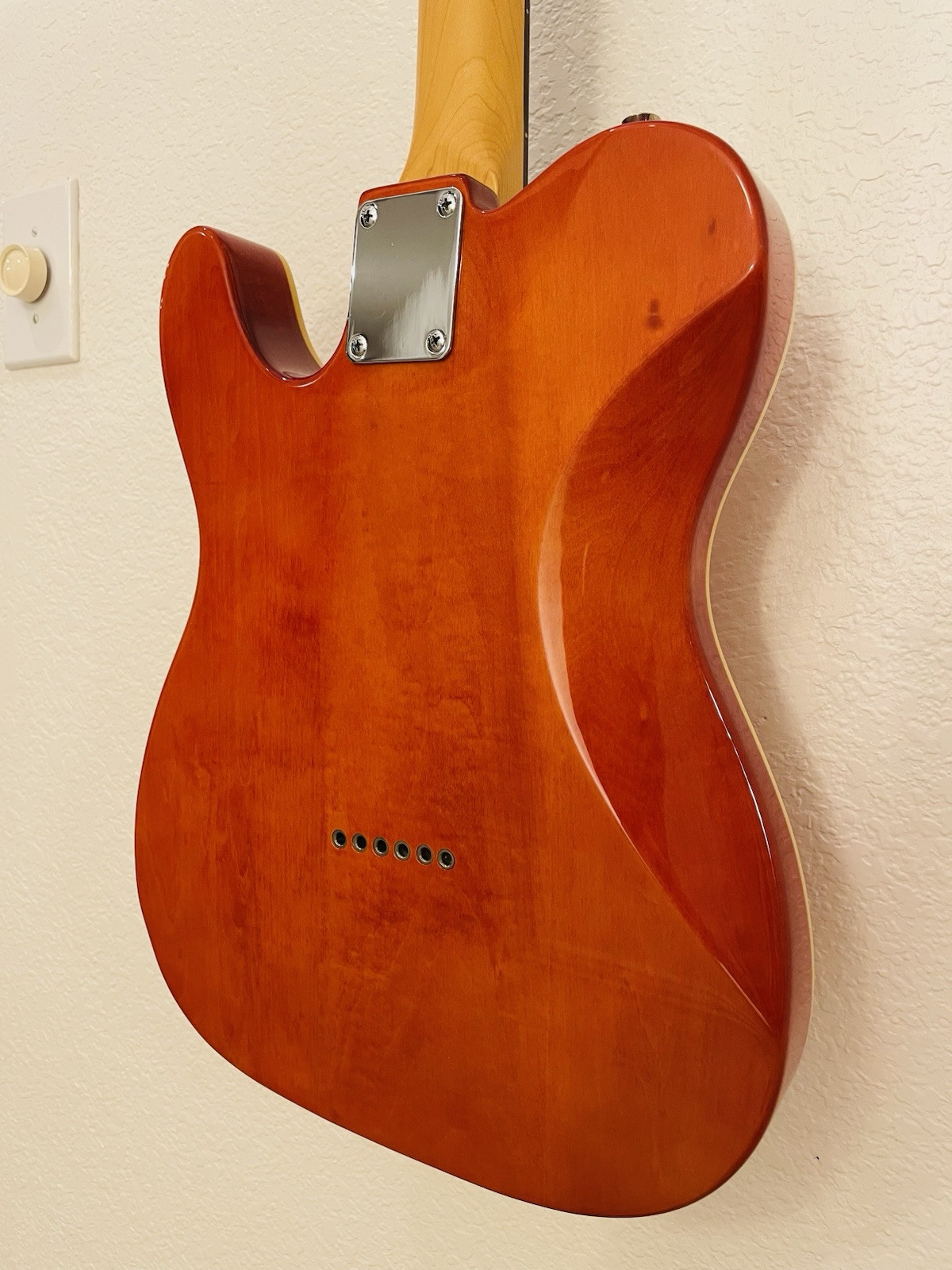2005 Austin AU-962 Tele Style Guitar Quilt Maple Top Alder Body Sunburst
