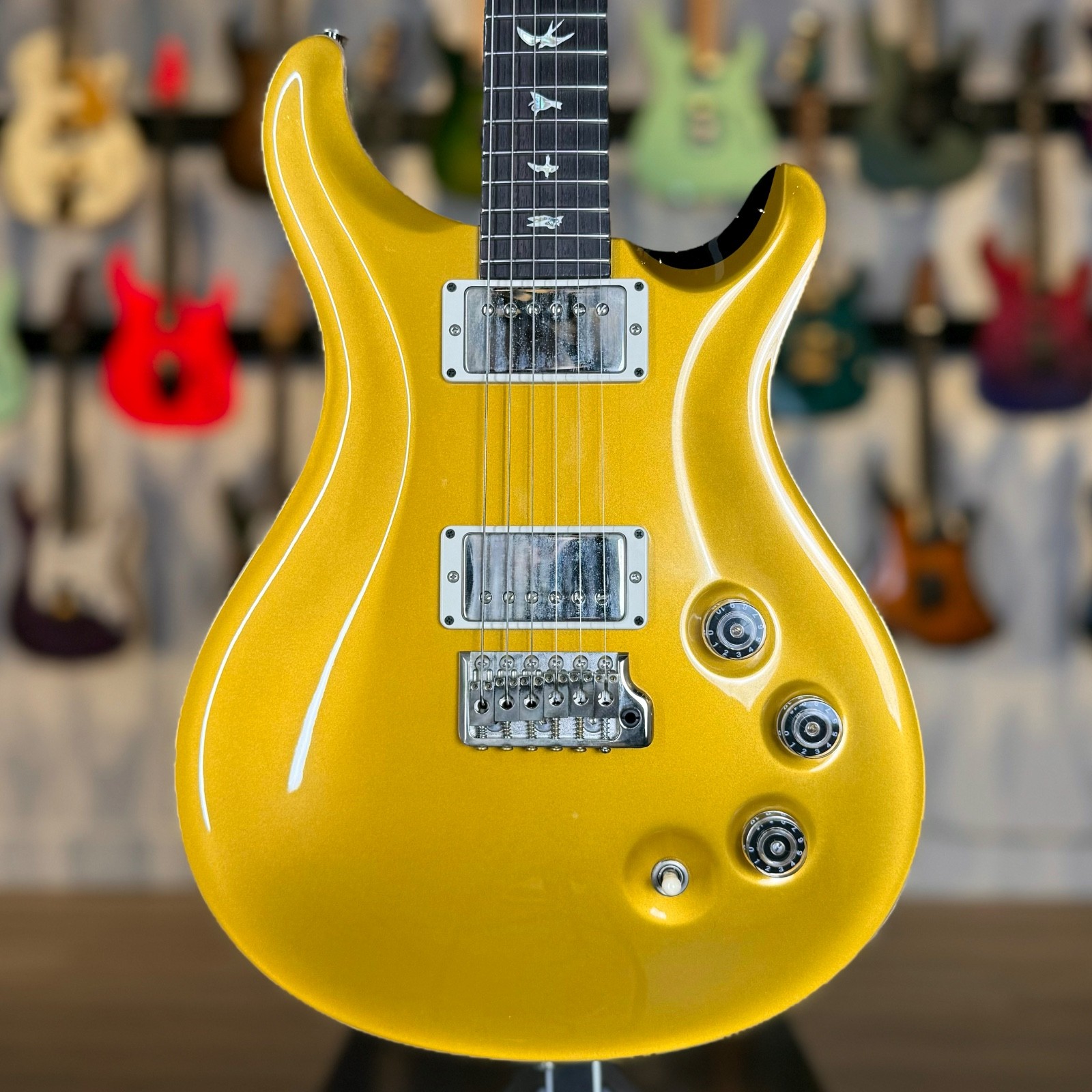 PRS DGT 2021 – Gold Top with Birds – Satin Neck