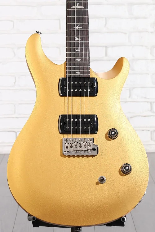 PRS SE CE 24 Standard Satin Electric Guitar – Metallic Gold Satin