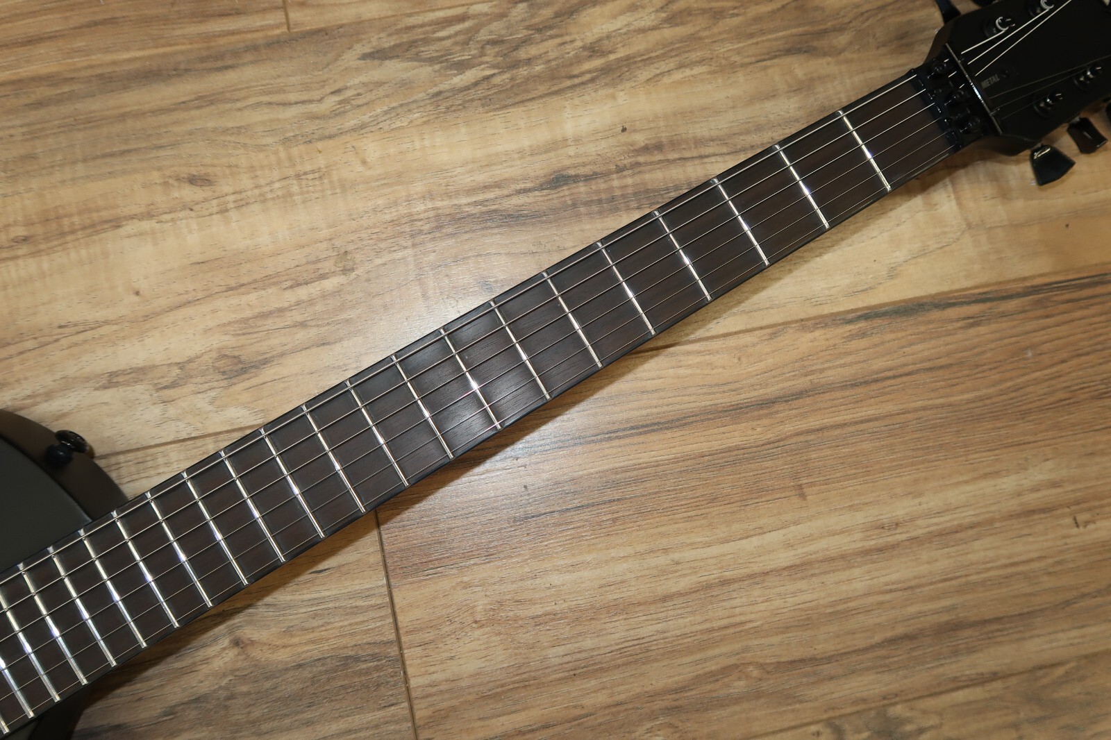 ESP LTD EC-FR Black Metal Electric Guitar – Black Satin