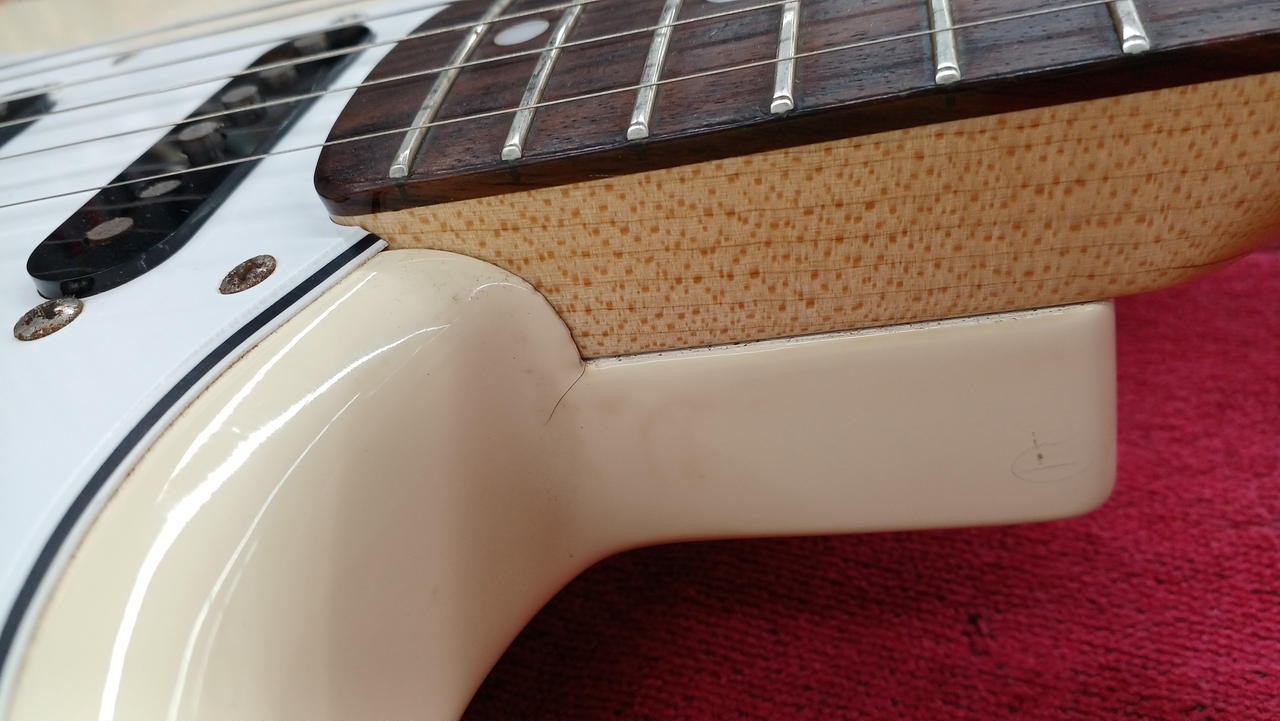 Fender Japan Stratocaster Guitar ST72-US Olympic White Large Head