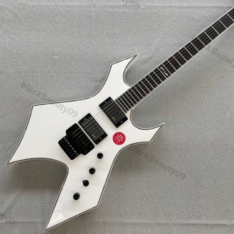 Warlock Solid Body Electric Guitar C Shape Neck Stainless Rounded Fret Edge