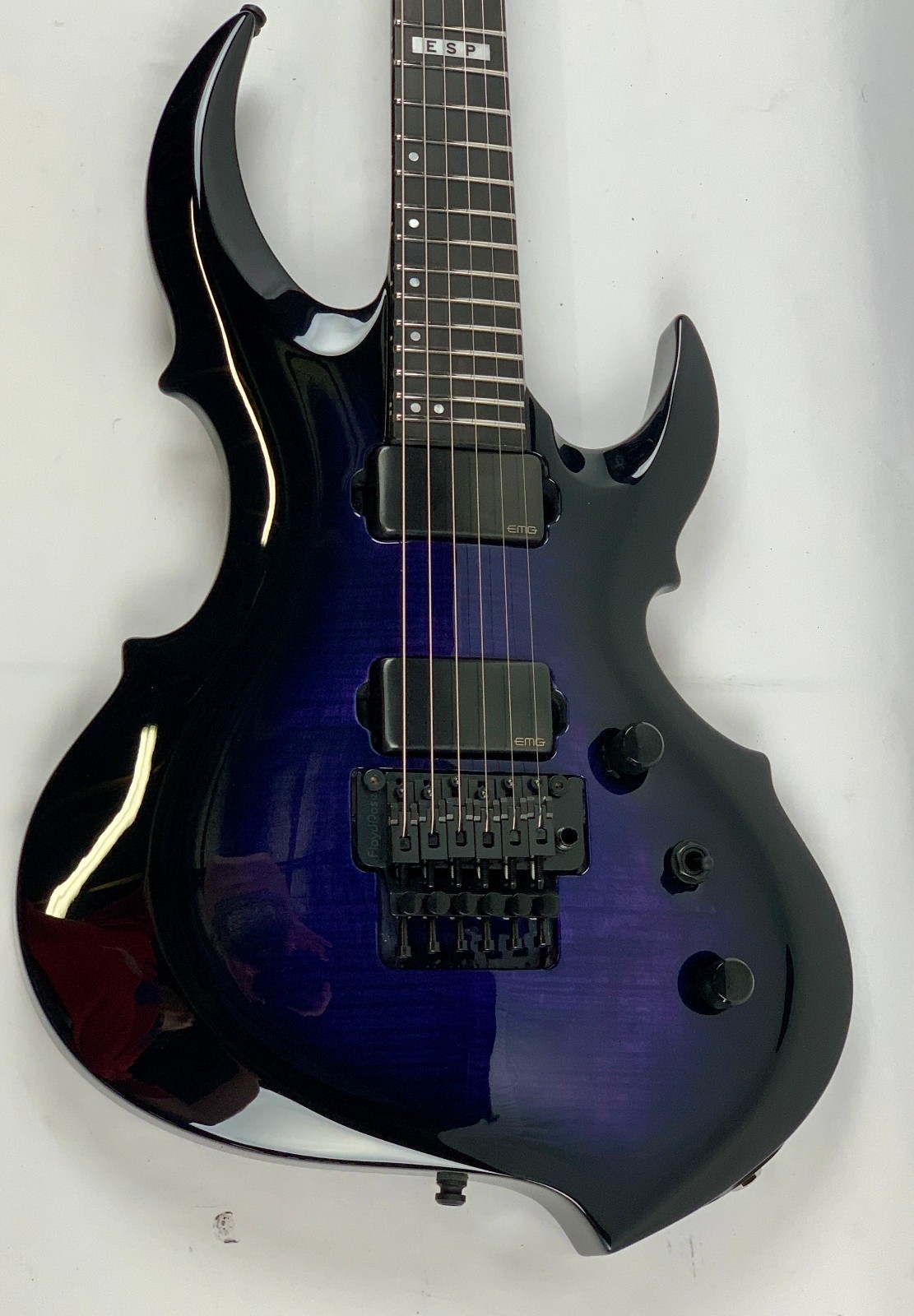 ESP E-II FRX FM Reindeer Blue RDB Electric Guitar B-Stock + Hardshell Case MIJ