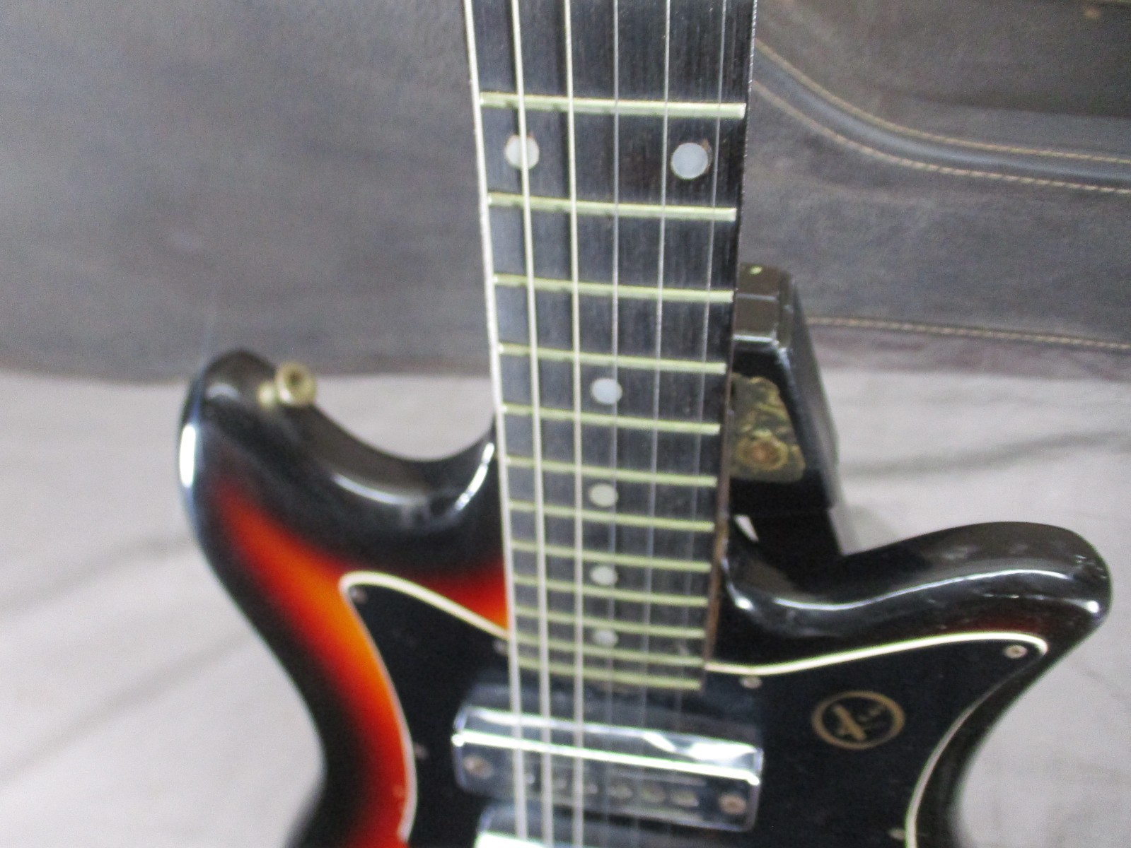 Vintage 1970’s Kay Teisco ET-200 Electric 6-String Guitar Sunburst with Whammy