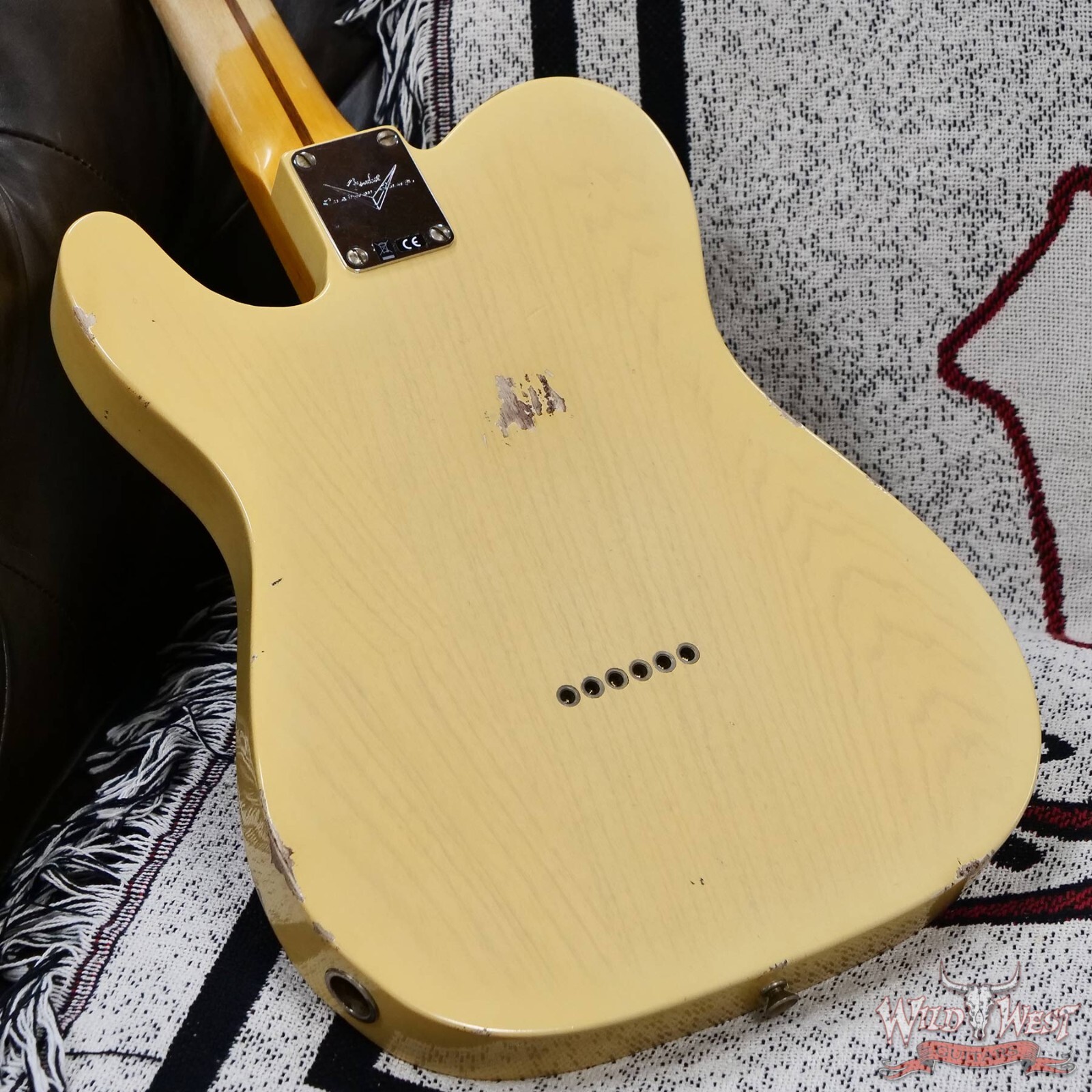 Fender Custom Shop 1951 Nocaster Ash Body Relic Faded Nocaster Blonde 6.75 lbs
