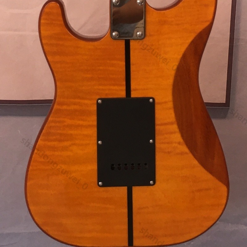 Electric Guitar Custom Binding Flame Maple Top SSS Basswood Body BEST OFFER