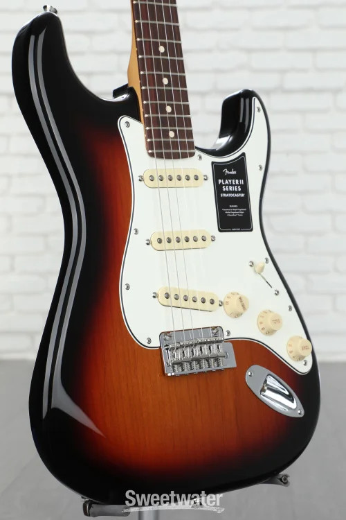 Fender Player II Stratocaster Electric Guitar – 3-color Sunburst with Rosewood
