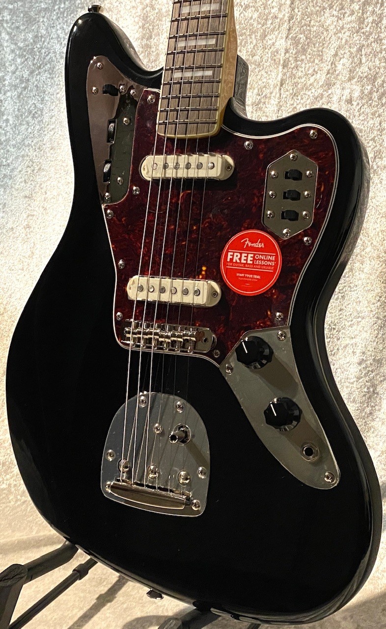 Squier by Fender Classic Vibe ’70s Jaguar -Black- #ICSC26019672 4.07kg Short Sca