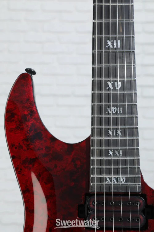 Schecter C-1 Apocalypse Electric Guitar – Red Reign