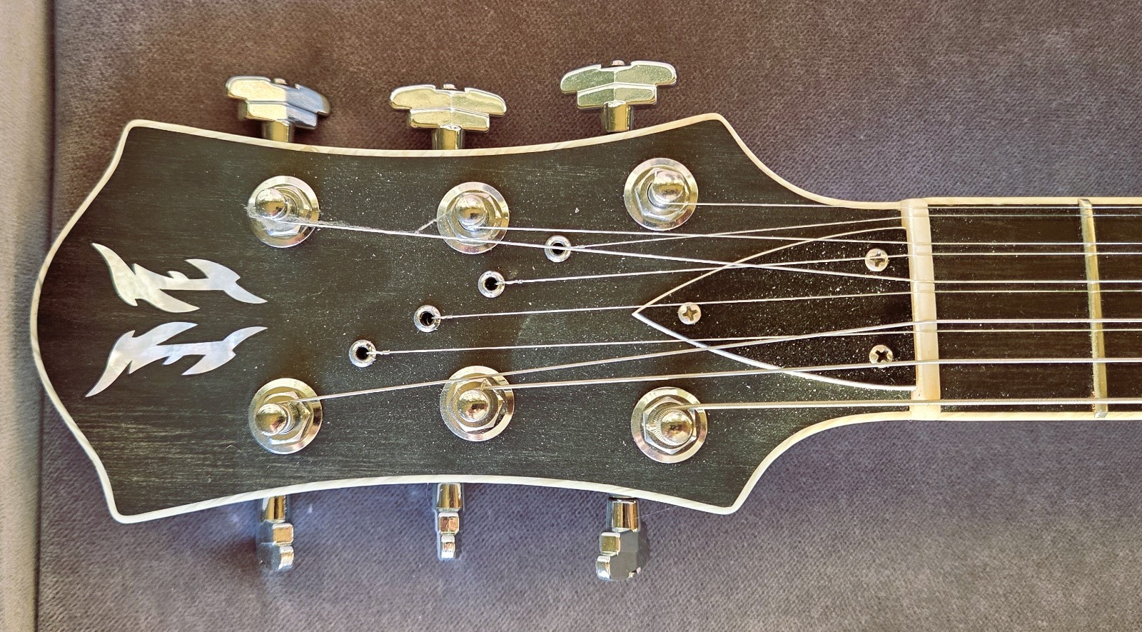 2021 Neal Moser Custom Bich 10 Solid Mahogany, Rubbed Oil Finish, Ebony MOP wHSC