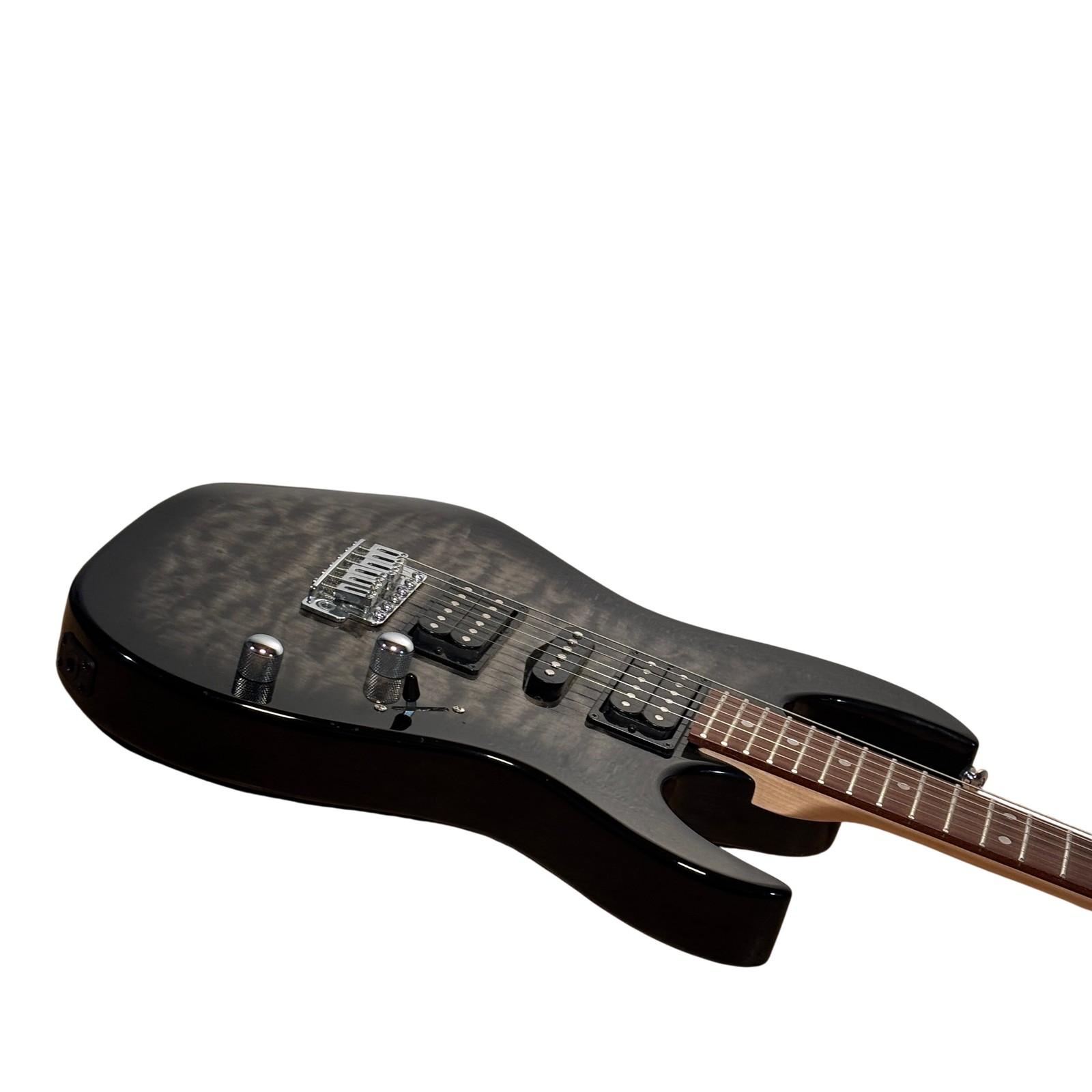 Ibanez GIO Grx70qa Black Sunburst 6-String 22-Fret Electric Guitar 4435