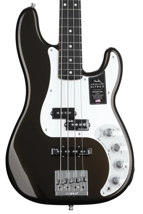 Fender American Ultra II Precision Bass – Texas Tea, Ebony Fingerboard