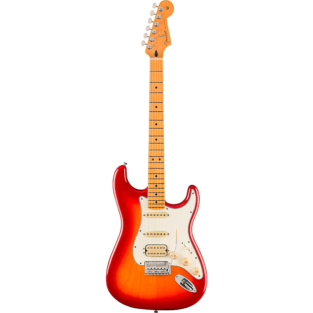 Fender Player II Stratocaster HSS Chambered Ash Body Maple FB Guitar Aged C Brst
