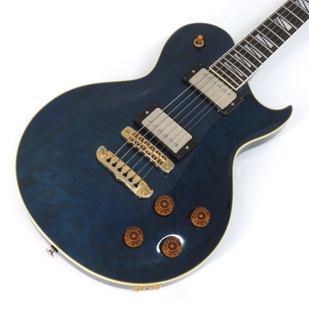 Electric Guitar Aria Pro II PE-850 1991 See-Through Blue Made in Japan