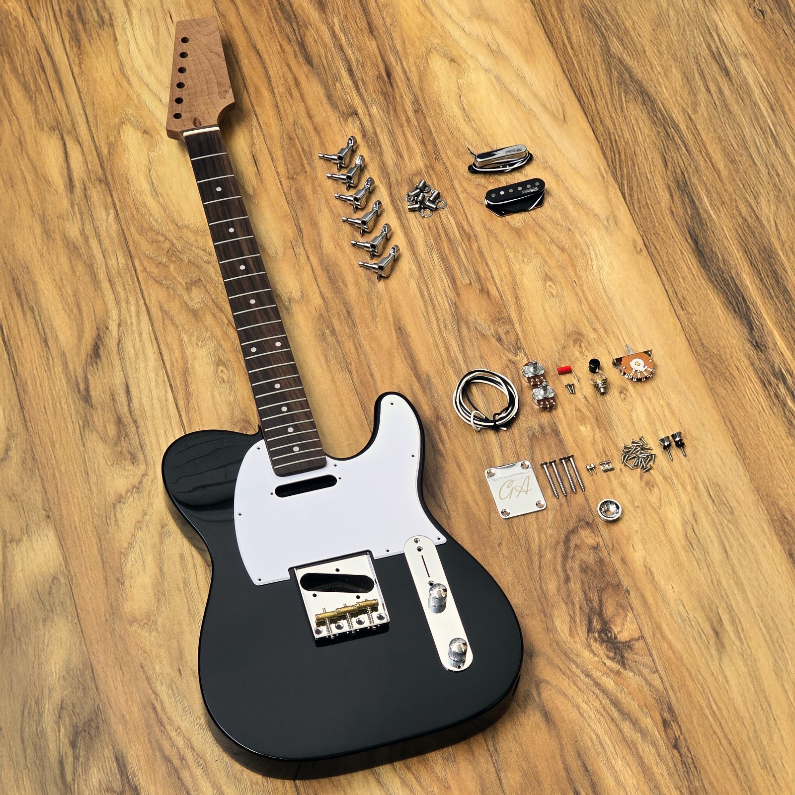 Premium T-Style DIY Guitar Kit Complete Build Package Guitar Anatomy