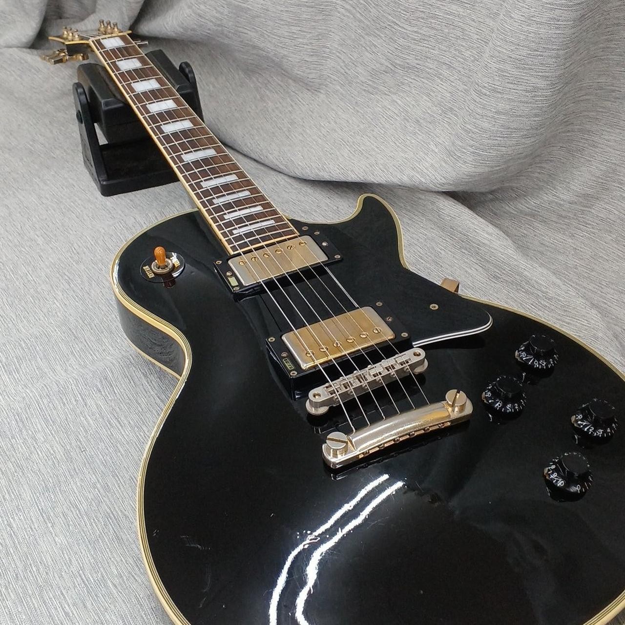 Burny RLC-60 Diamond Inlay Les Paul Type Electric Guitar 80s MIJ w/Case Japan