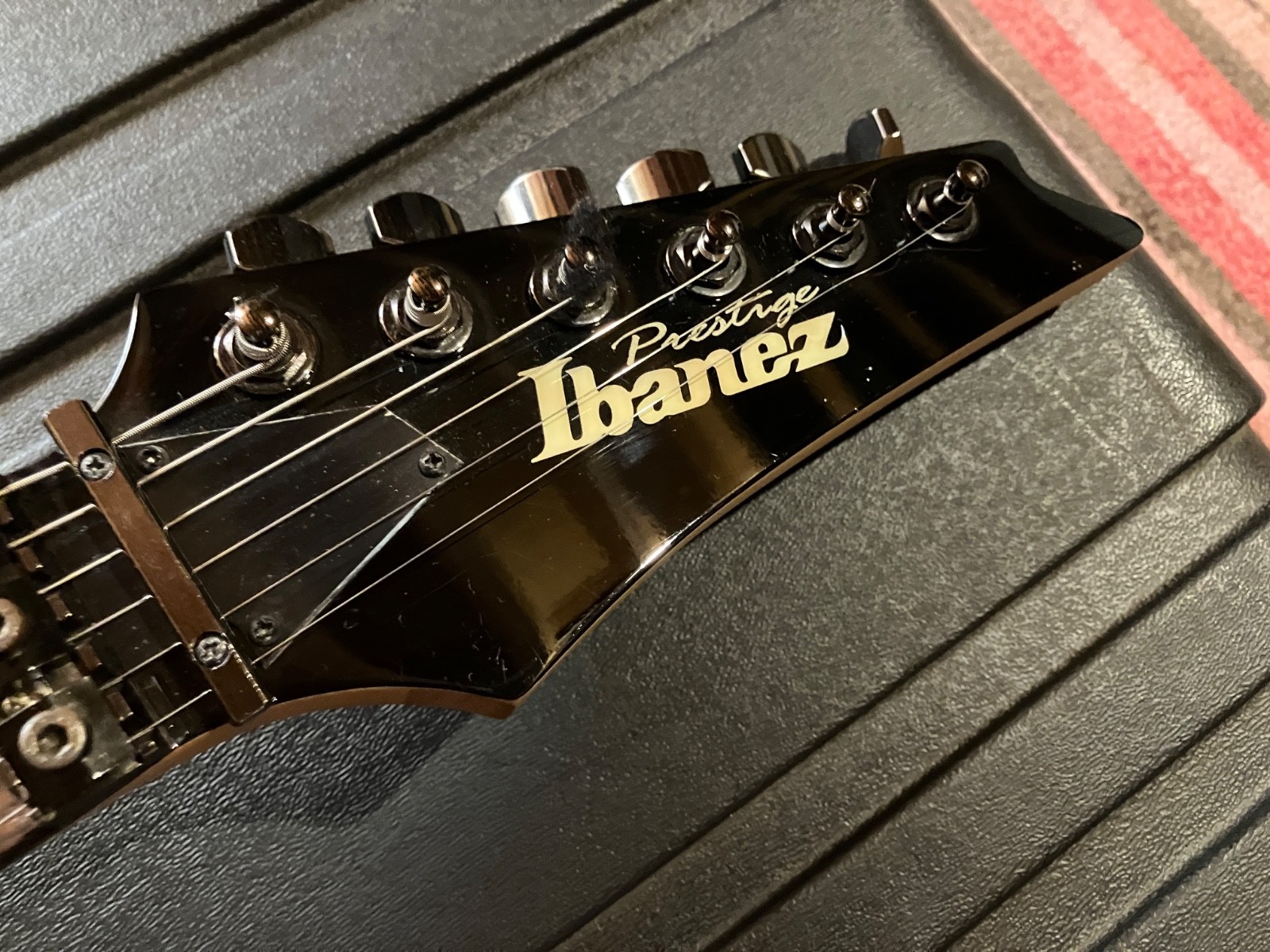 2008 Ibanez Prestige RG1570 Team J Craft Japan Guitar Mirage Blue Sparkle