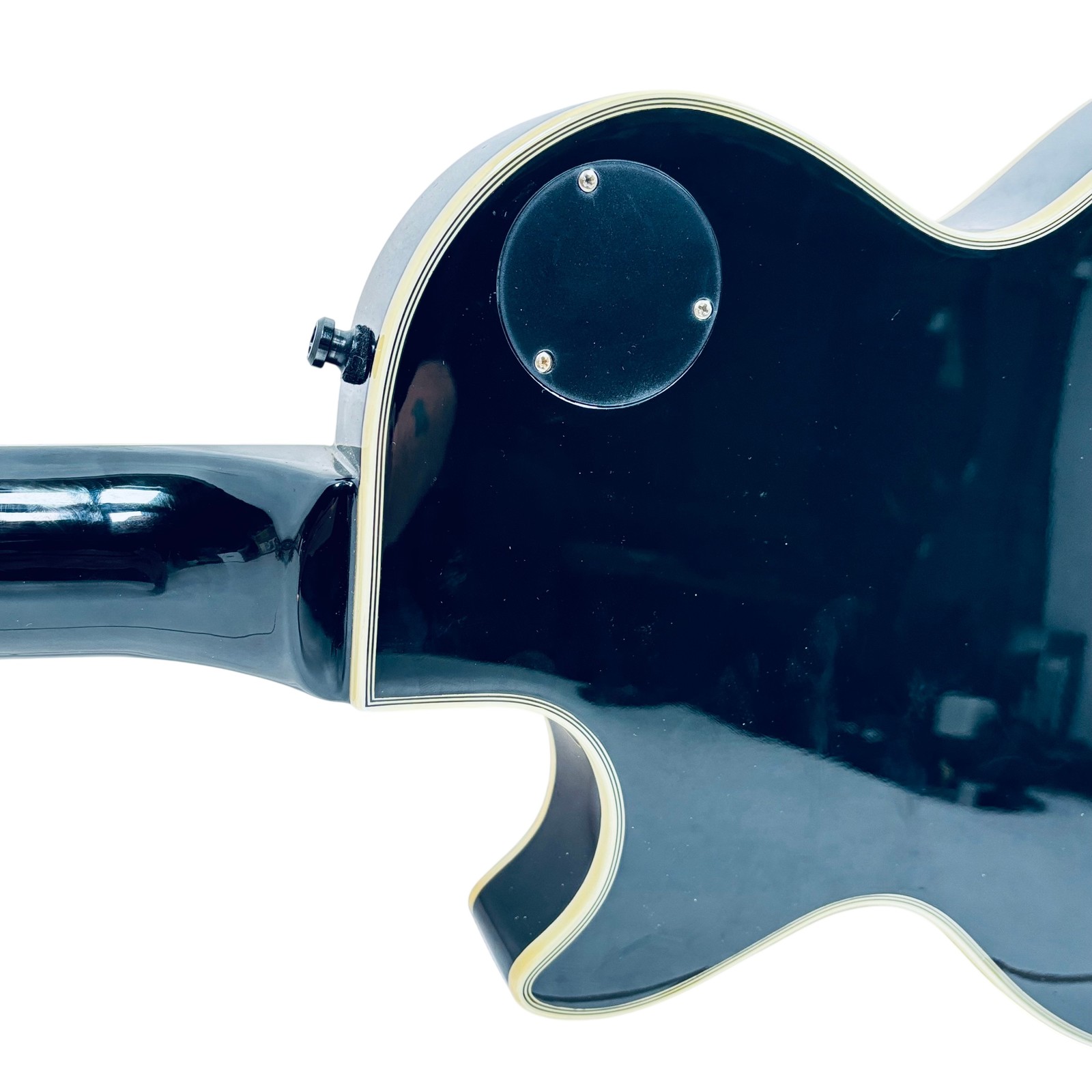 Epiphone Les Paul Custom Black Back Right-Handed Electric Guitar Antique Ivory