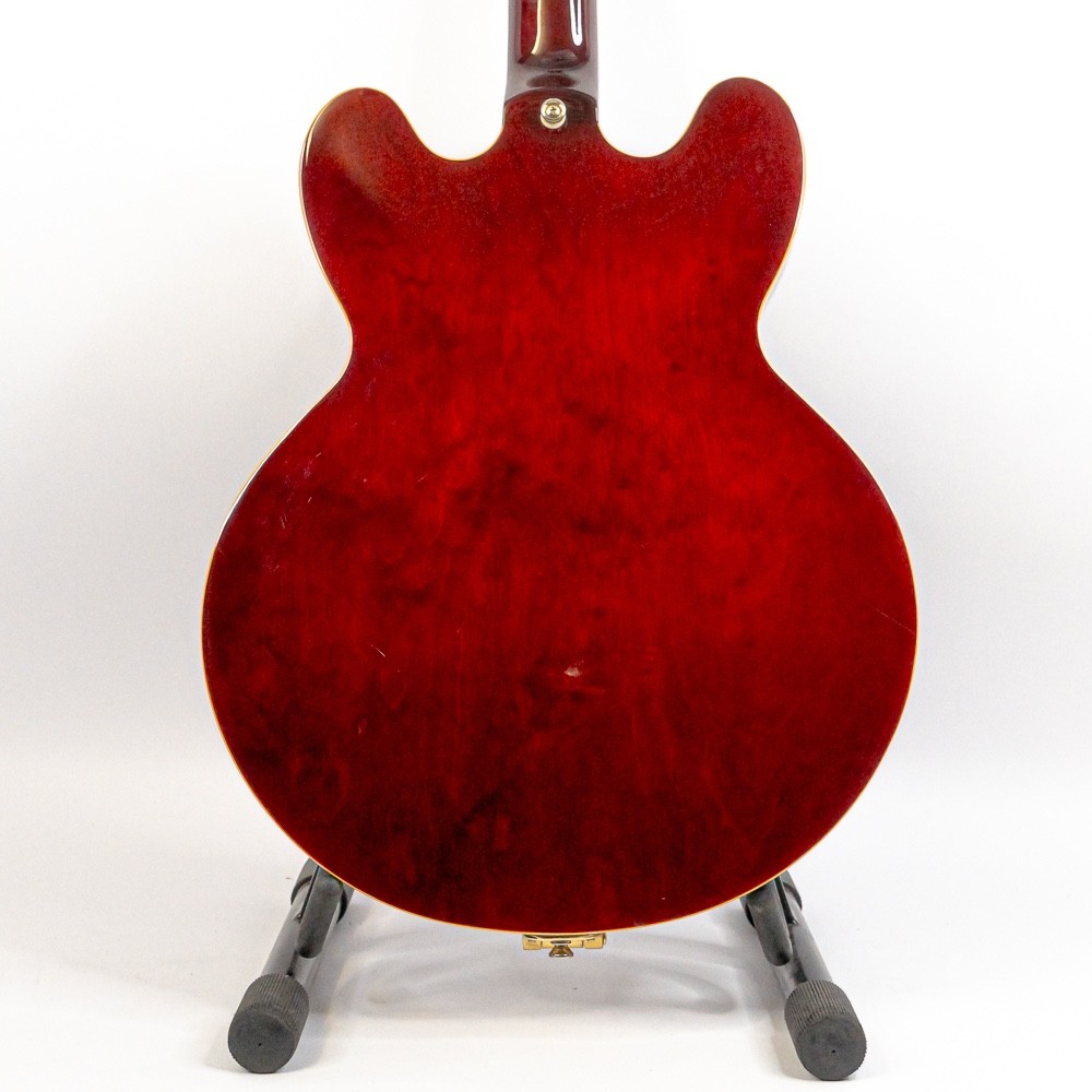 Epiphone Riviera Custom P93 Semi-Hollow Electric Guitar Wine Red w/ Bigsby P90s
