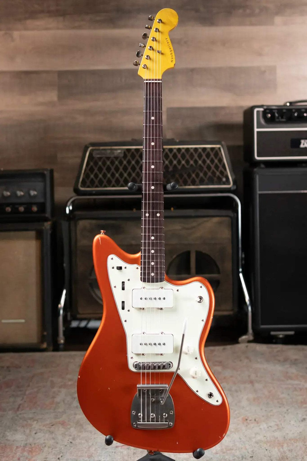 Nash JM-63 Electric Guitar – Candy Tangerine with Hardshell Case