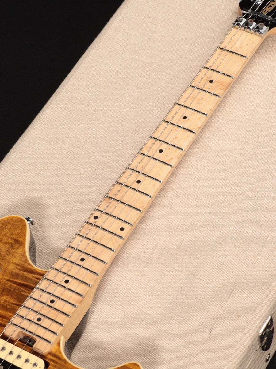 Peavey HP2 TR Tiger Eye Electric Guitar Used Wolfgang-Inspired Body Birdseye Map
