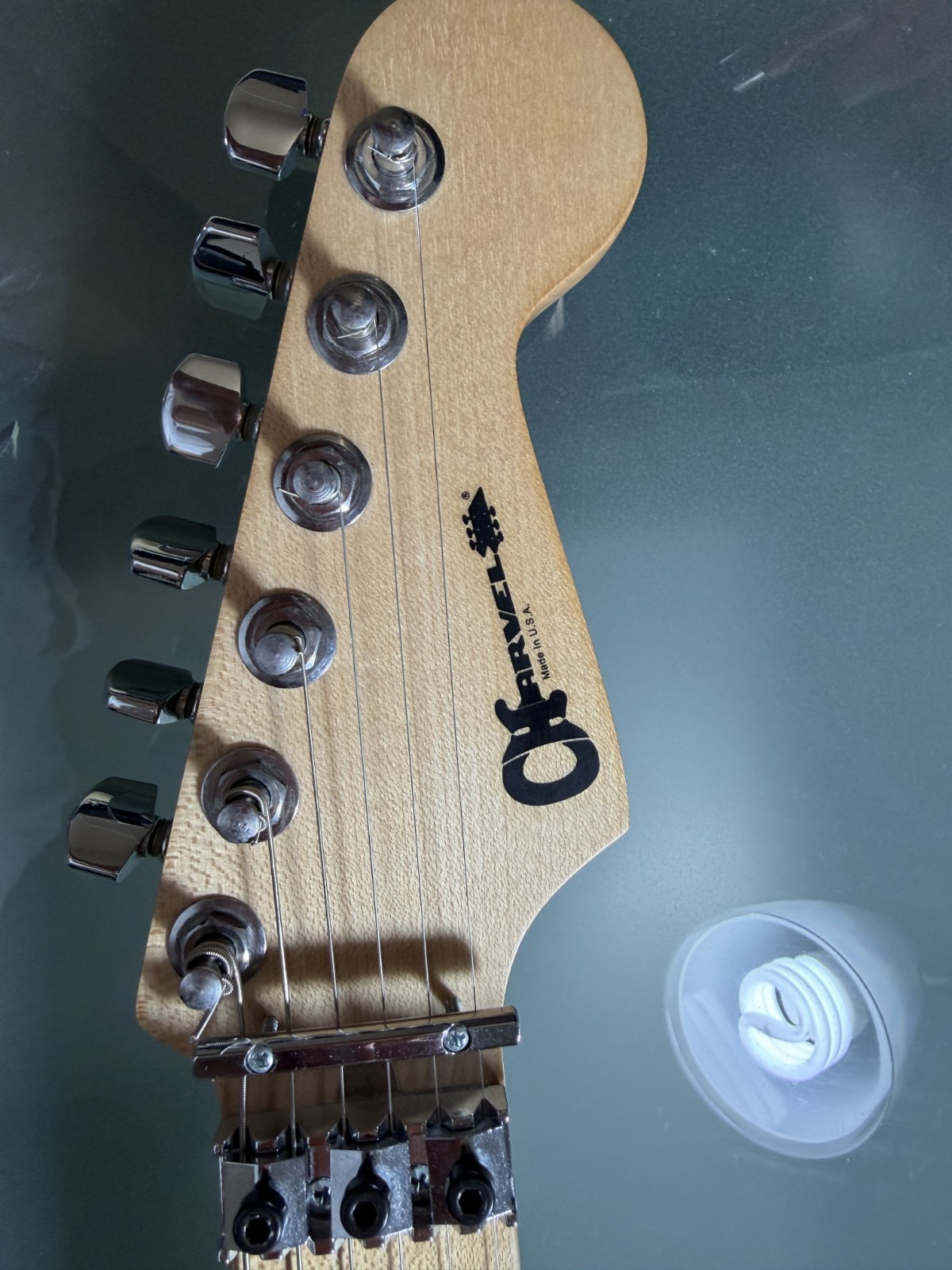 CHARVEL USA SO-CAL CANDY TANGERINE ELECTRIC GUITAR WITH UPGRADES.