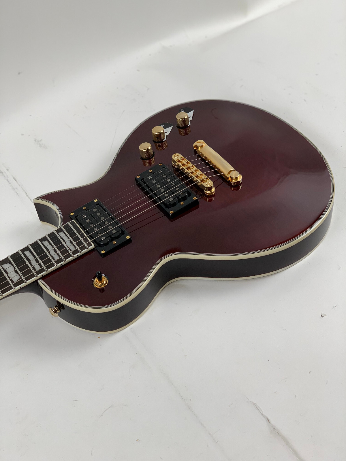 ESP LTD EC-1000T CTM See Thru Black Cherry FM Electric Guitar B-Stock