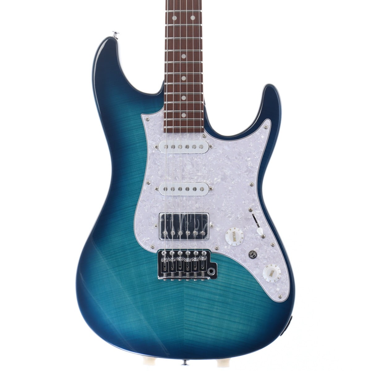 Ibanez AZ Standard AZ22S1F Transparent Turquoise Burst [5N250900063]