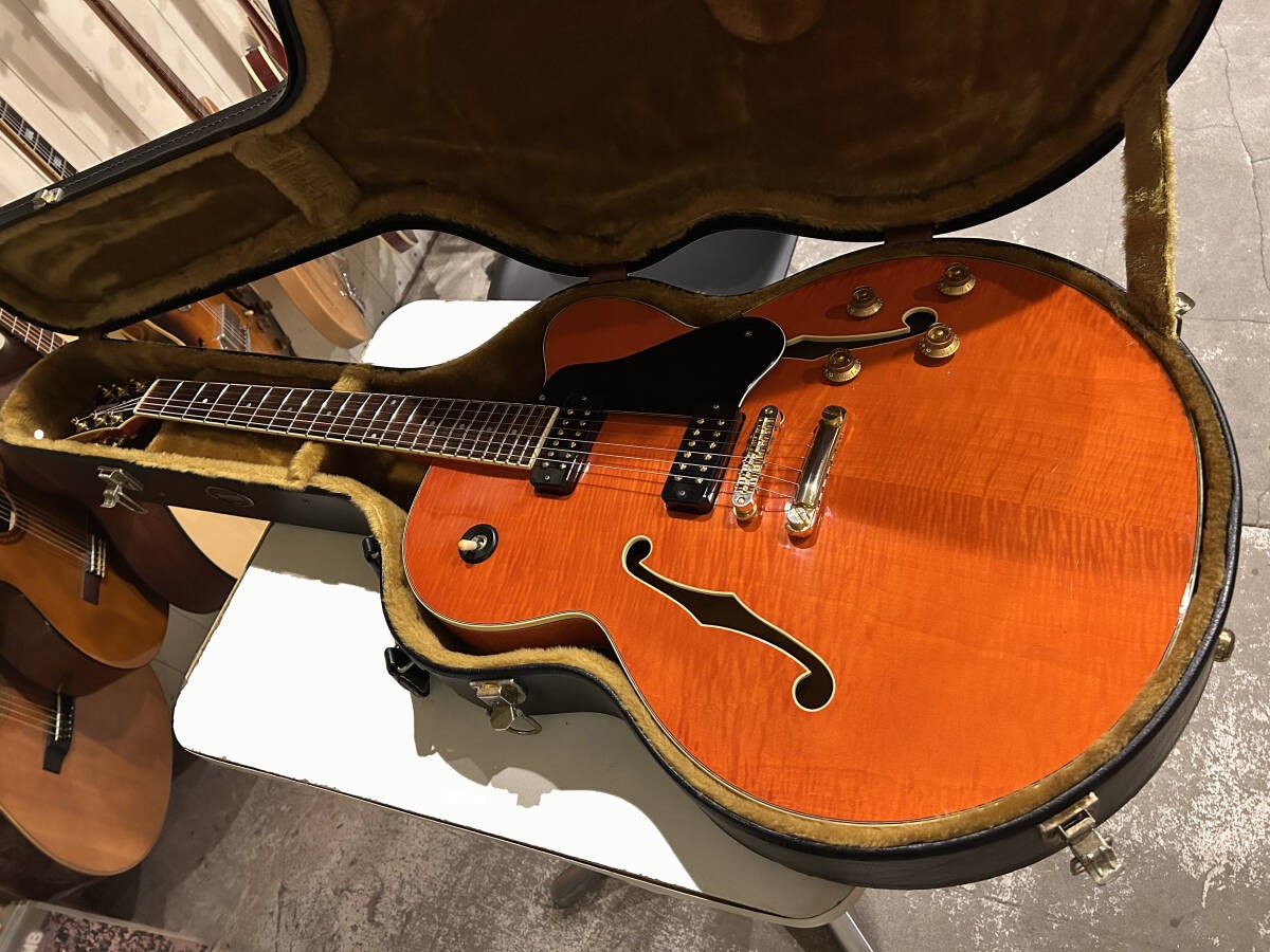 Rare! YAMAHA 1993 AES-1500 Good condition Flame Maple Cool rockabilly style