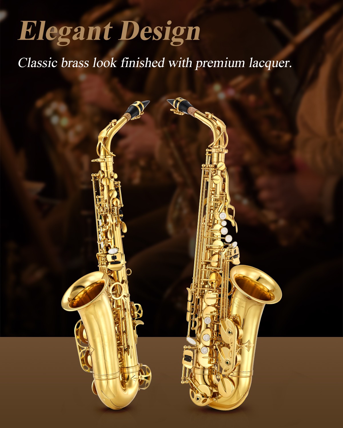 🎷 Eastar AS-Ⅱ Alto Saxophone E Flat Sax + Case Mouthpiece Reeds Stand For Sale
