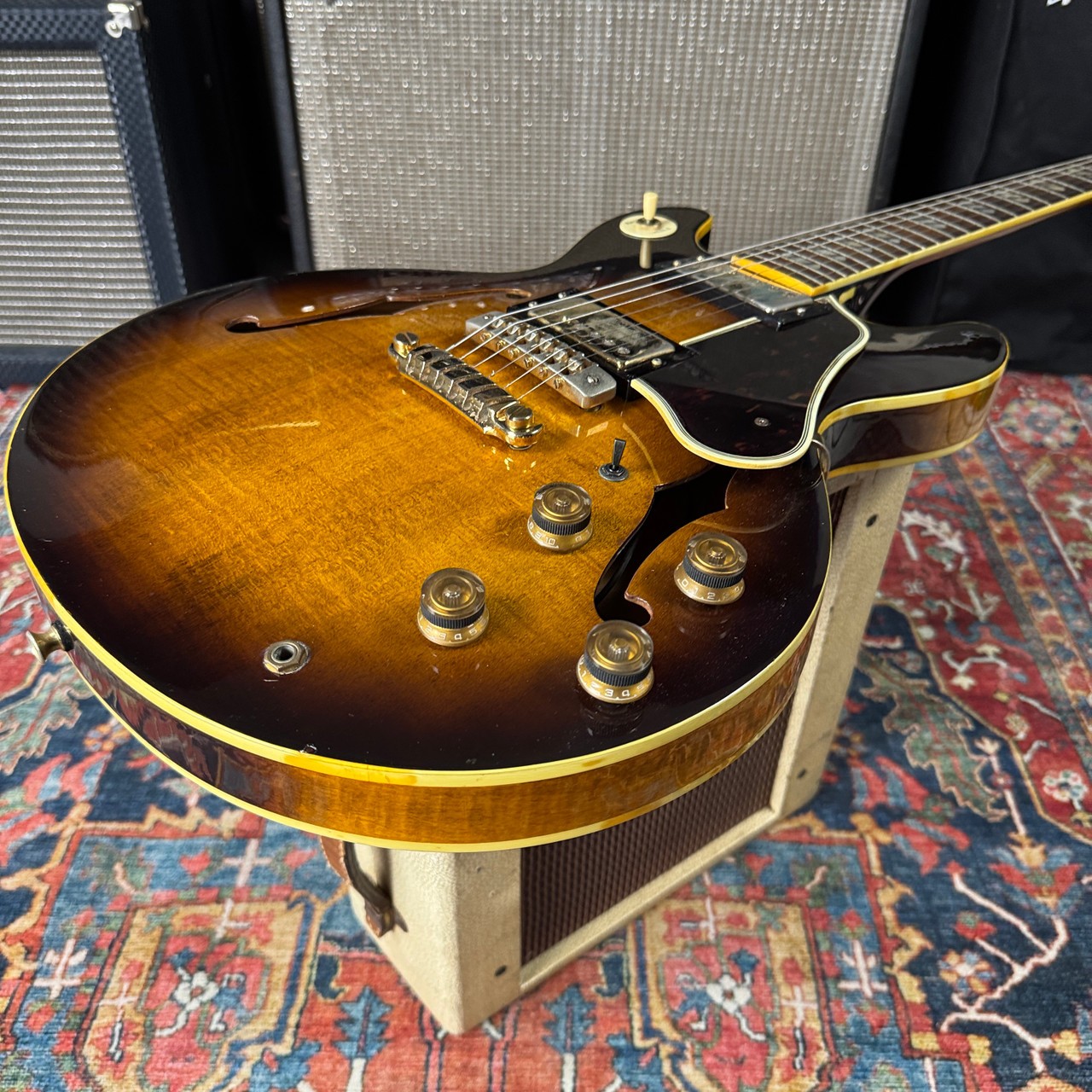 Greco SV800S Super View Semi Hollowbody ES339 Style Maxon PU2 Fujigen 1979