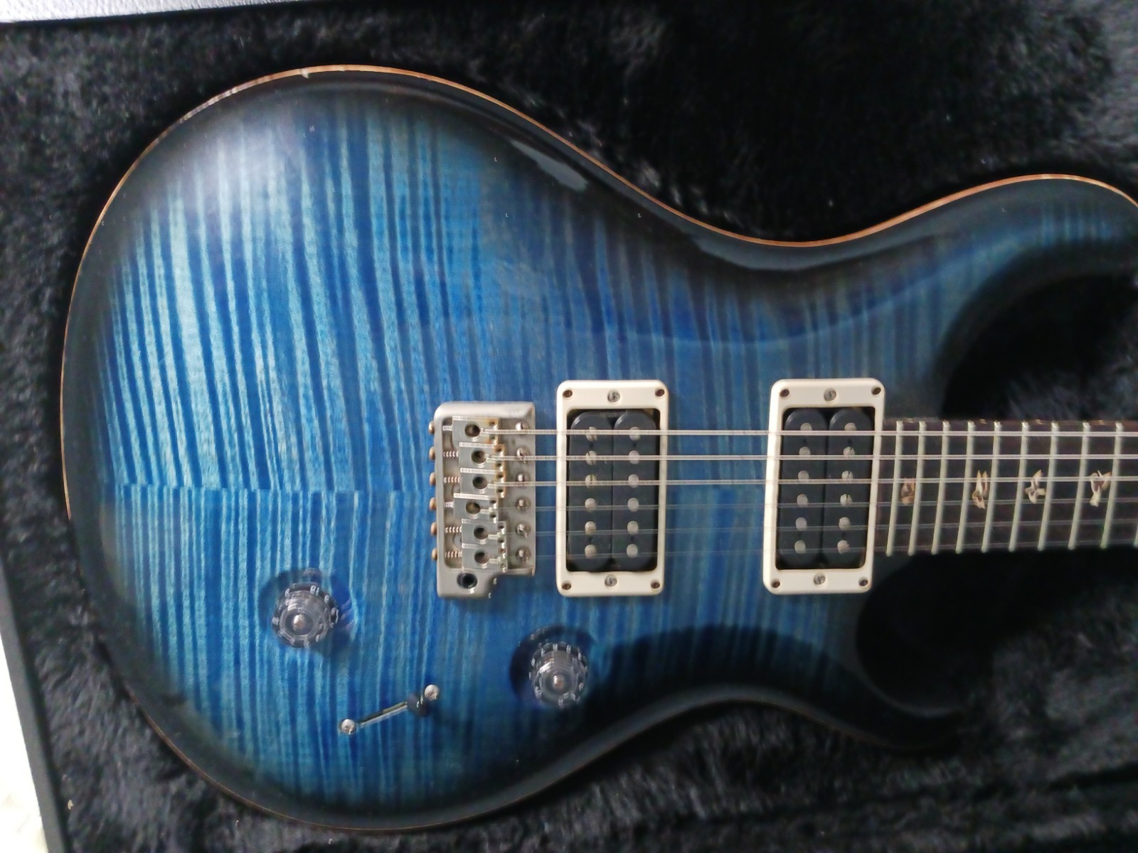 PRS Custom 24 10 Top Sapphire Smokeburst
