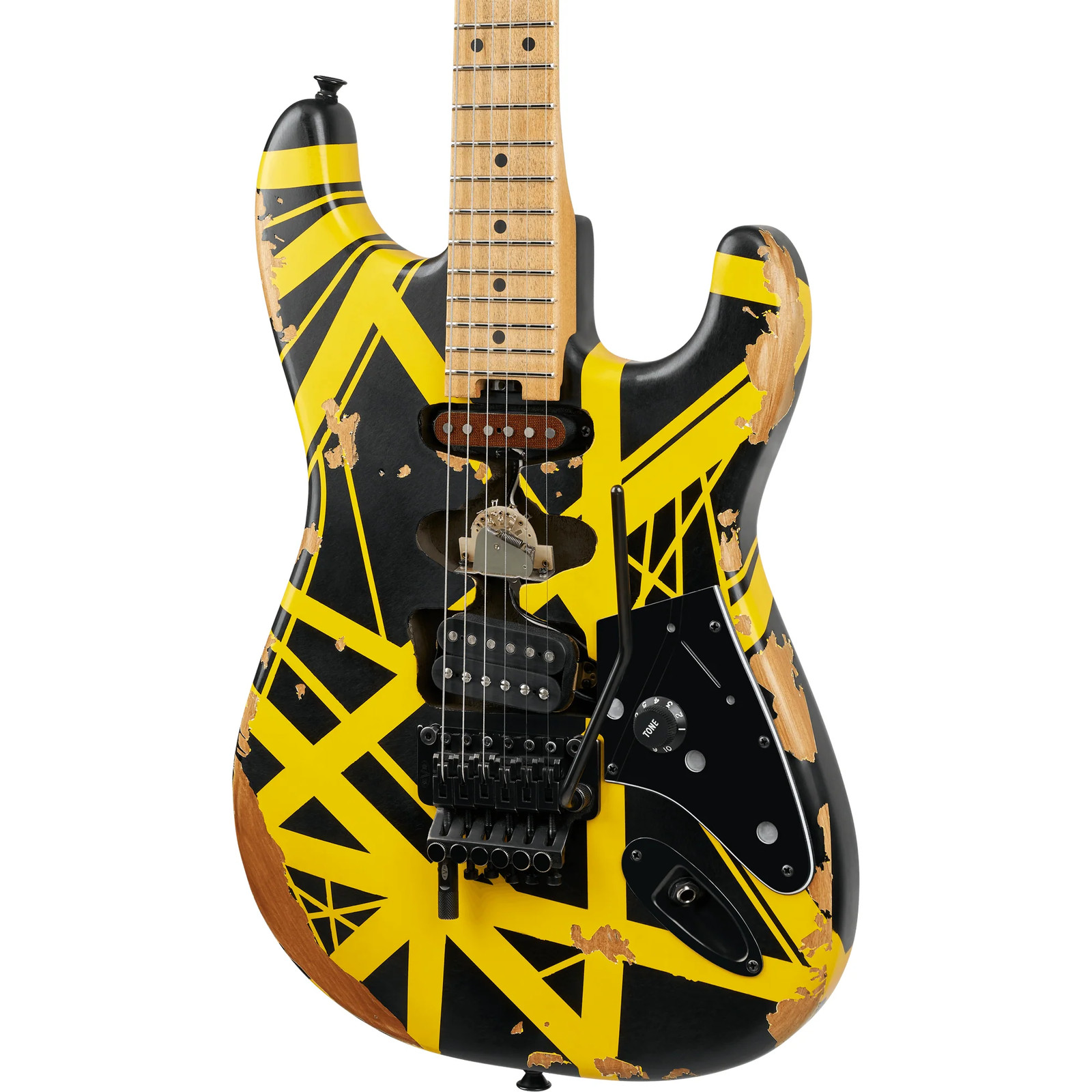 EVH Limited Edition Striped Series Frankenstein Frankie Electric Guitar