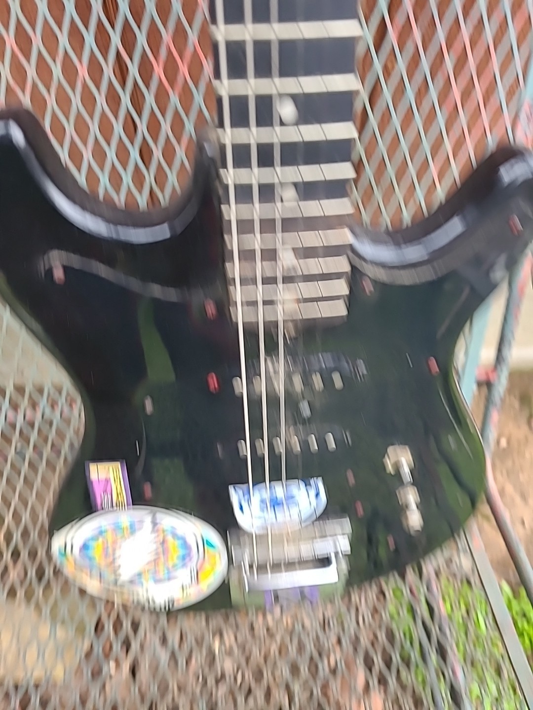 Vintage Harmony Electric Guitar Kiss Army Rock 80s Parts As Is