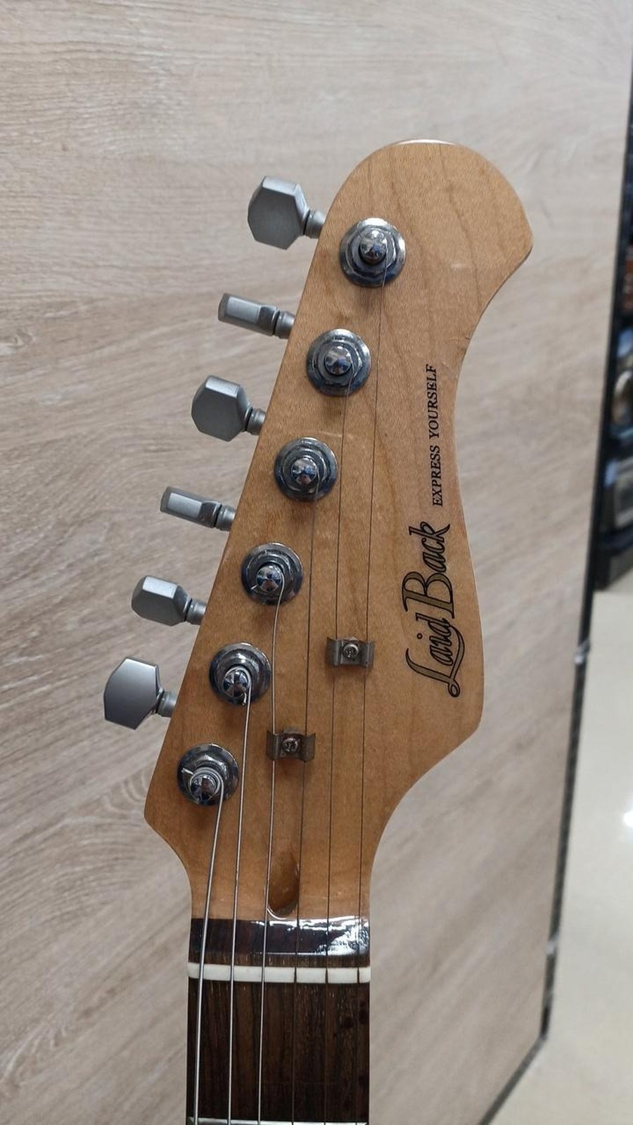 LAIDBACK LST-3HZ Used Pologna body Engineering wood fingerboard w/Gig case