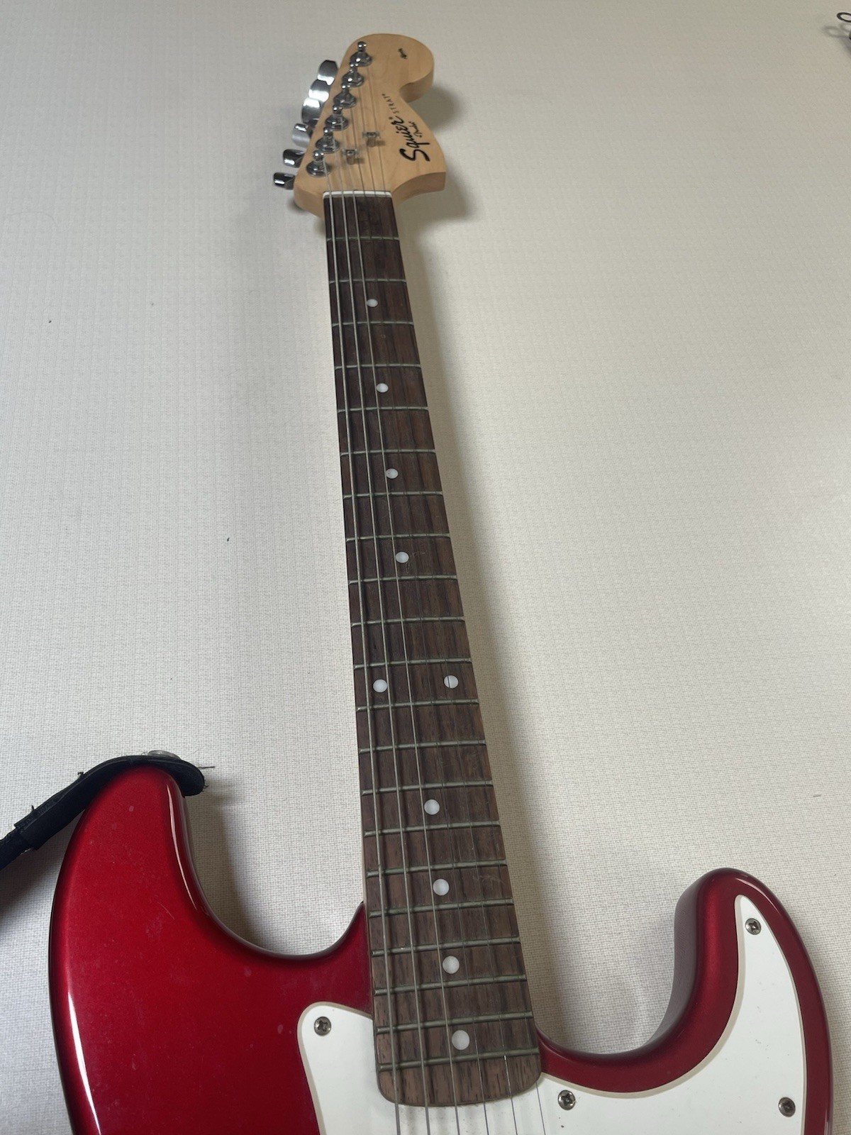 Squier By Fender Stratocaster Electric Guitar – Red