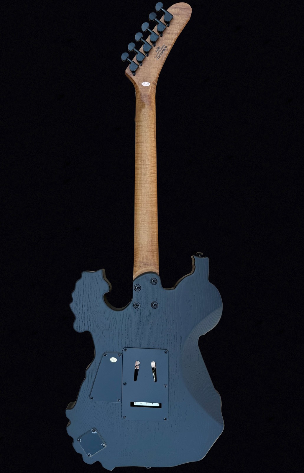 Firefly Bone Shredder Classic Model Electric Guitar Matte Black Ash Wood Body