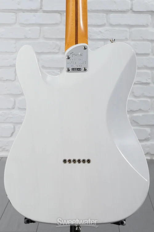 Fender American Ultra Luxe Vintage ’50s Telecaster Electric Guitar – White