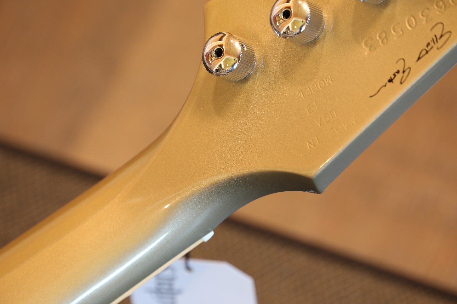 2013 Gibson Elliot Easton “Tikibird” Firebird Guitar Gold Mist Poly + OHSC