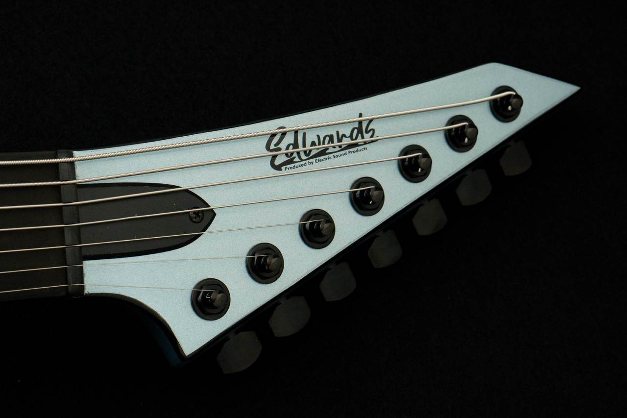 Edwards E-M-II-7 Ice Blue Metallic Electric Guitar Used