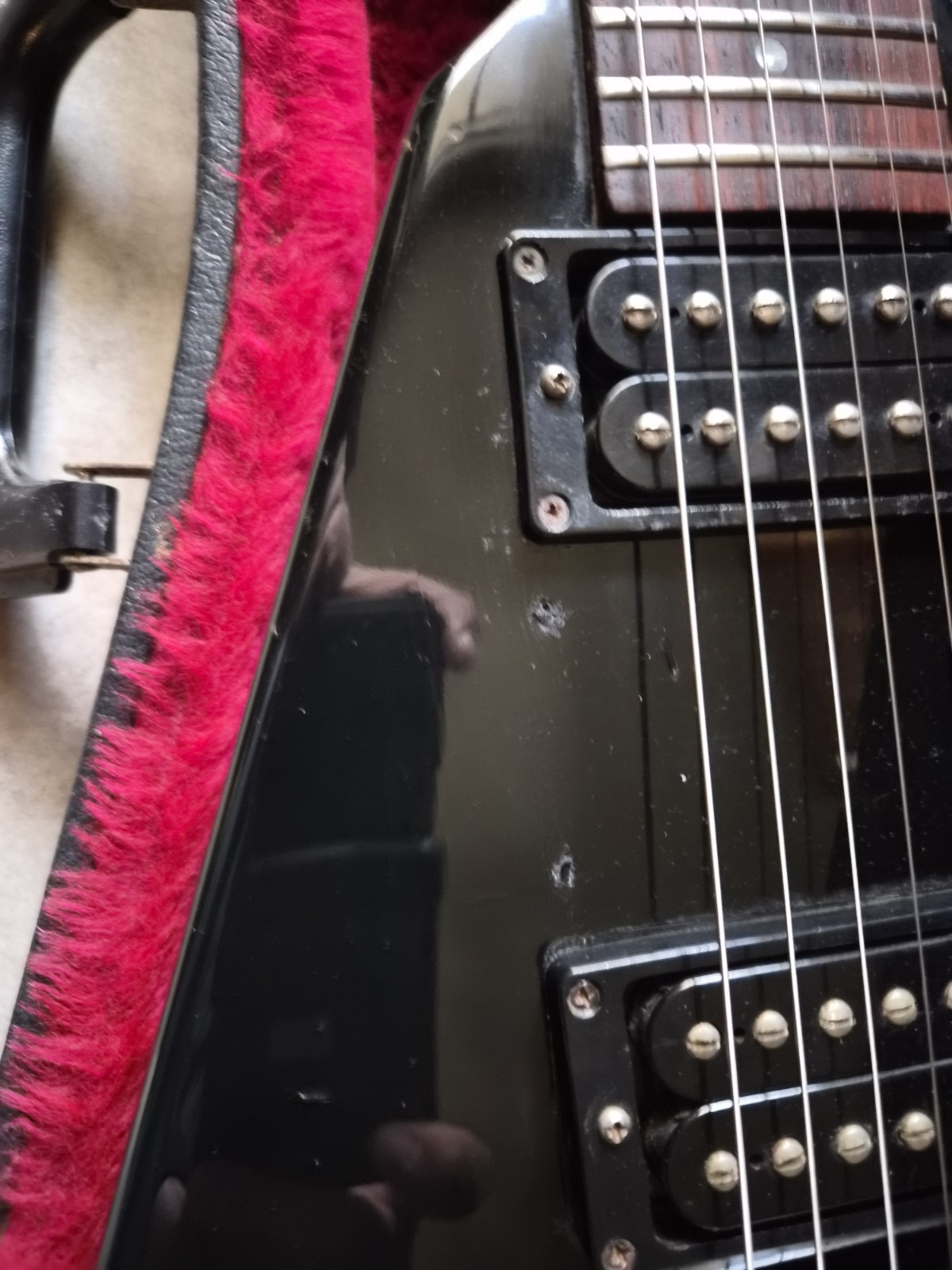 1983 Vintage Gibson Flying V Guitar Black