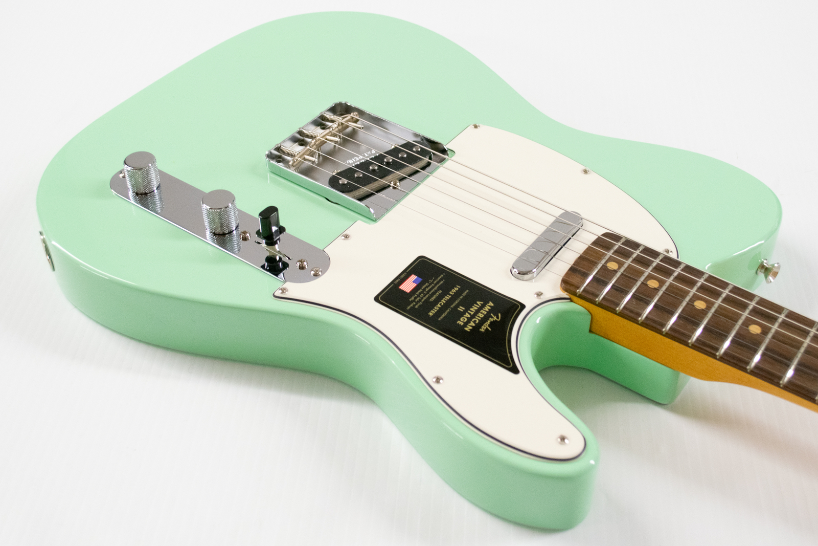 Fender American Vintage II 1963 Telecaster Electric Guitar – Surf Green