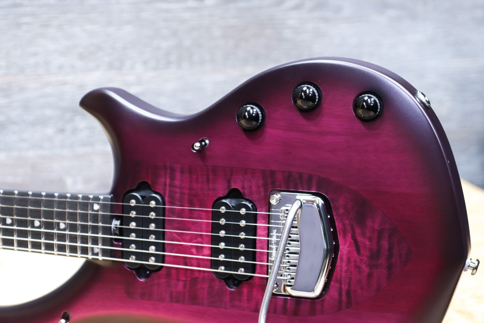 Ernie Ball Music Man Majesty Amaranth Neckthrough Design Electric Guitar w/Case