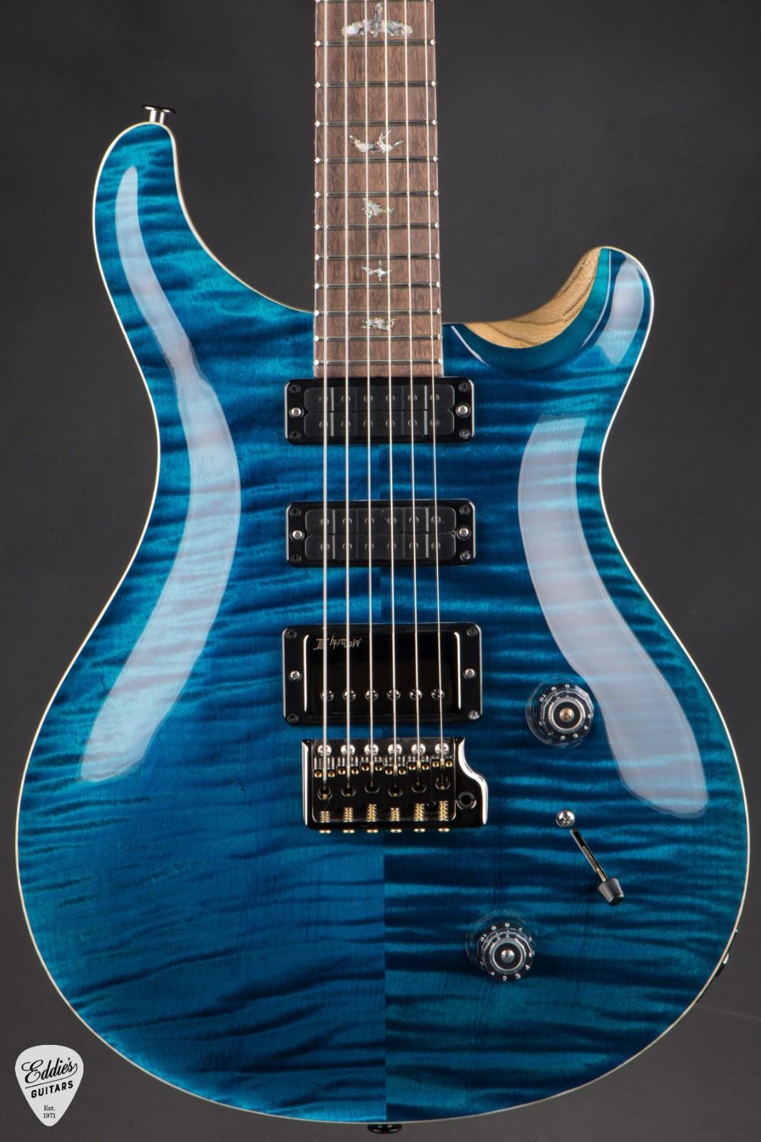 PRS Eddie’s Guitars Wood Library Studio Swamp Ash/Brazilian – Blue Matteo