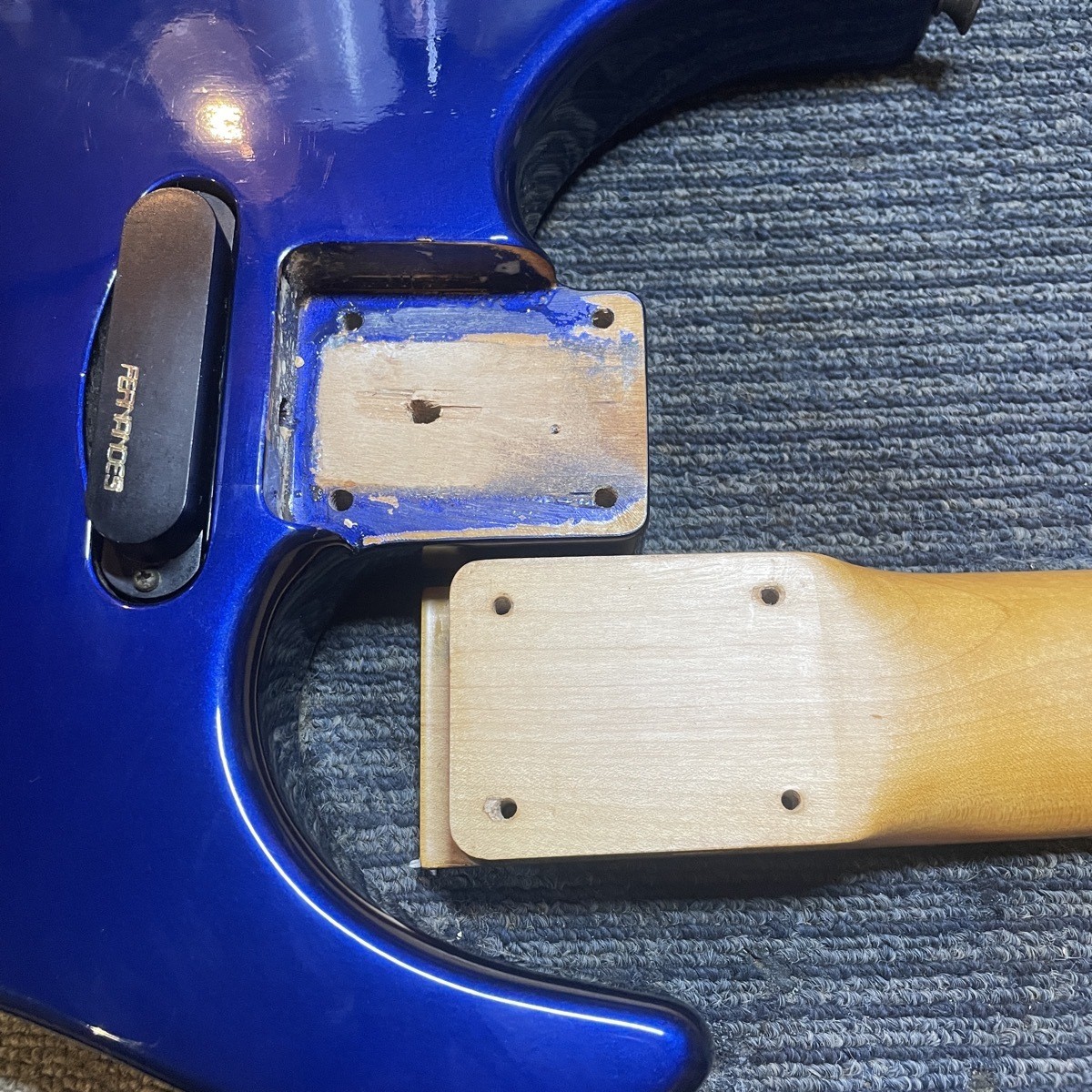 FERNANDES STJ-40 Limited Edition Electric Guitar Blue S-S-H Pickup