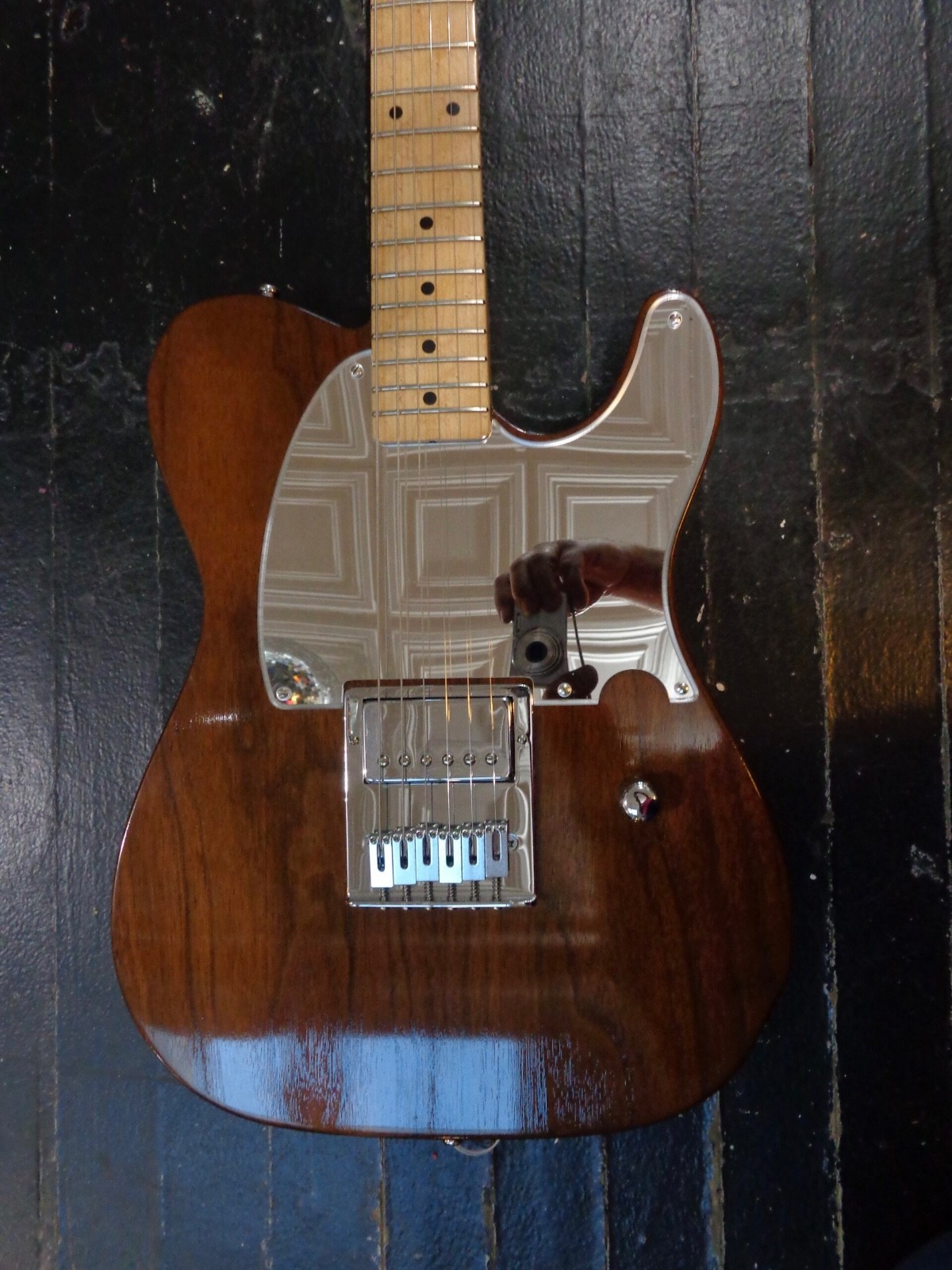 Warmoth Parts O Caster single pickup single cut electric guitar
