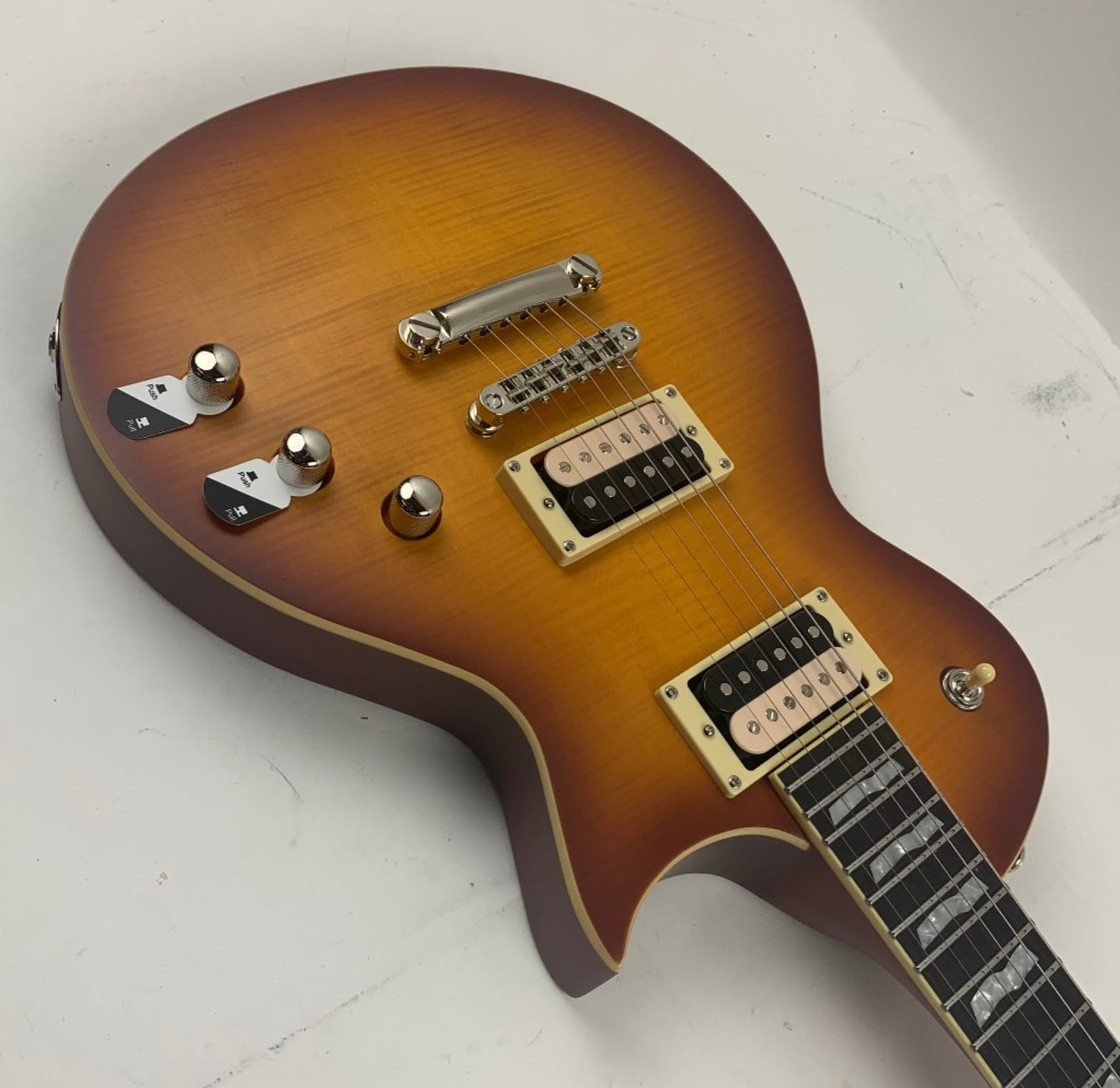 ESP LTD EC-1000T Fluence Honey Burst Satin FM Electric Guitar + Free Gig Bag